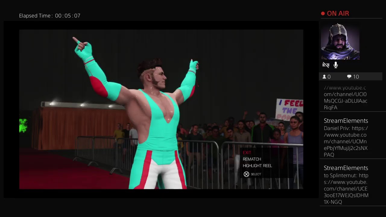 WWE 2K19 Ultimate Warrior vs. Ali Over The Top Rope (Metropolitan