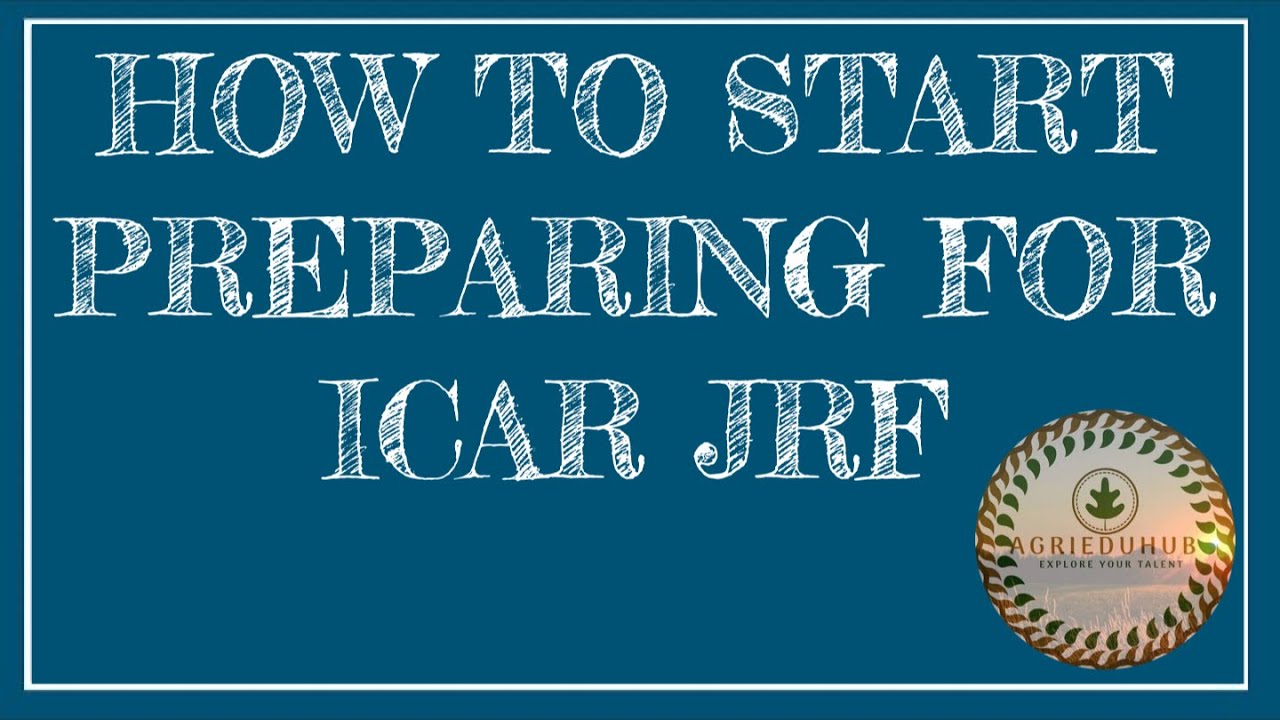 How to start preparing for ICAR JRF / ICAR JRF ki tayyari kaise kare