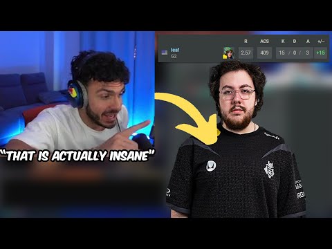 Tarik Reacts To G2 Leaf Going 15-0 On Defense Against C9 In VCT