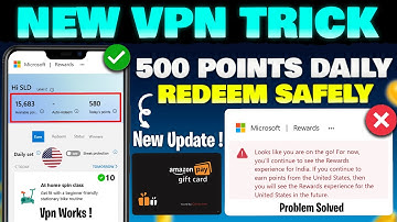 New VPN TRICK 2024 ✅ For Microsoft Rewards : 500 Points Daily | New Update