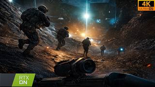 US Marines Night Assault Under Mortar Fire | BF3 Remastered - RTGI iMMERSE Pro Ray Tracing [4K60FPS]