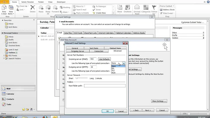How to Set Up Outlook 2010 for Gmail