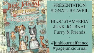 JUNK JOURNAL 2026/SIGNATURE AVRIL/COLLECTION FURRY & FRIENDS #stamperia #junkjournal #scrapbooking