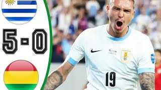 uruguay vs Bolivia(5-0) highlights||football ||28/6/24