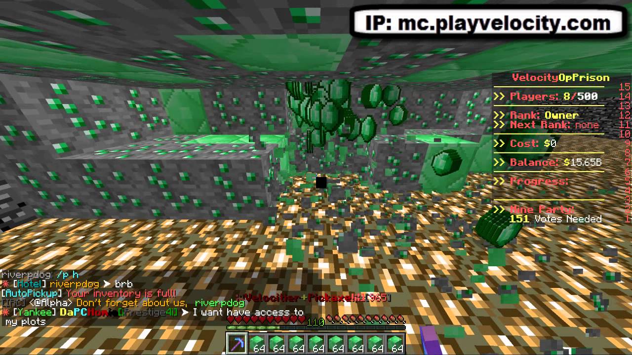 Minecraft: Most OP Prison Server [Op Mine!] 1.7 - 1.8