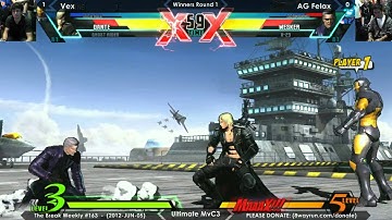 The Break #163 - UMvC3 W1 - Vex VS AG Felax