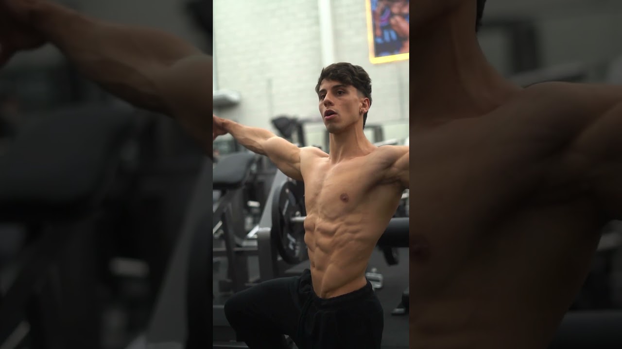 ATLETA DE FISICULTURISMO NATURAL A 4 SEMANAS DA COMPETIÇÃO