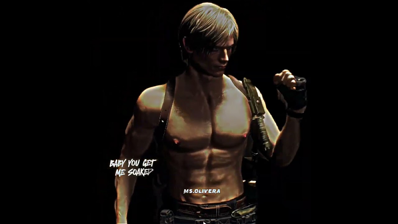 [∆{soaked}∆] leon s Kennedy edit ^(resident evil 4 remake)✓•