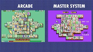 Arcade Vs Master System - Shanghai