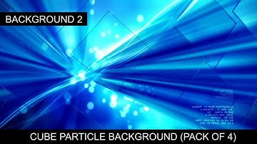 Cube Particle Background Stock Motion Graphics