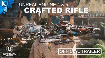 Post Apocalyptic Rifle - Unreal Engine 4 #GameDev #UE5