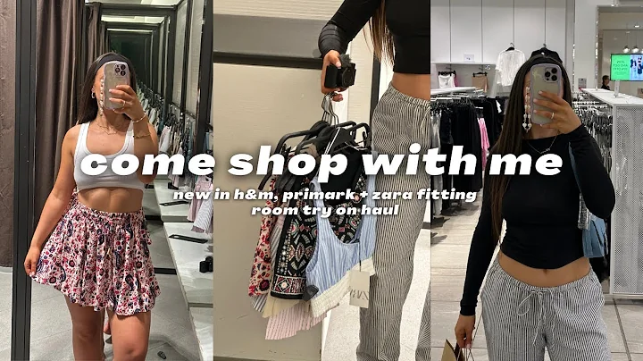 COME SHOP WITH ME: new in primark + h&m + zara fitting room try on haul | ss23 june shopping vlog