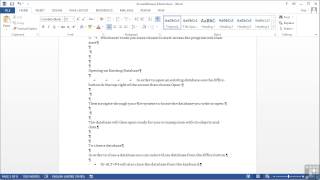 2.7 Using The Non Printing Characters