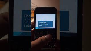 Phone Startup Failed Contact The Retailer shorts nokia