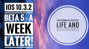 IOS 10.3.2 beta 5 - A week later!