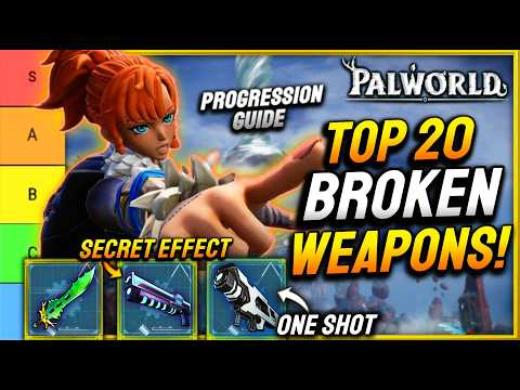 Top 20 SECRETLY OVERPOWERED Weapons in Palworld 1.0 (New Meta)