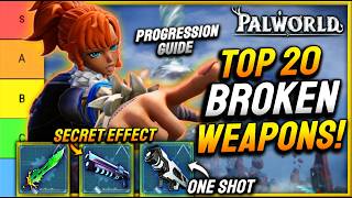TOP 20 SECRETLY Overpowered Weapons in Palworld 1.0 (New Meta)