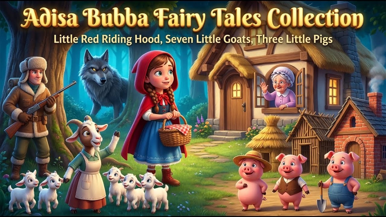 Fairy Tales Collection | Little Red Riding Hood, Seven Little Goats & Three Little Pigs