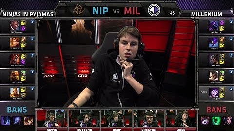 Millenium vs Ninjas in Pyjamas Game 4 | S4 EU LCS Summer Promotion Tournament Day 1 | MIL vs NIP G4