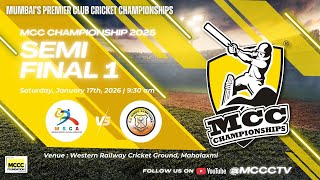 Semi Final 1 - MCC Championship 2025 Open Age || PJ Hindu Gymkhana vs MCA SRT