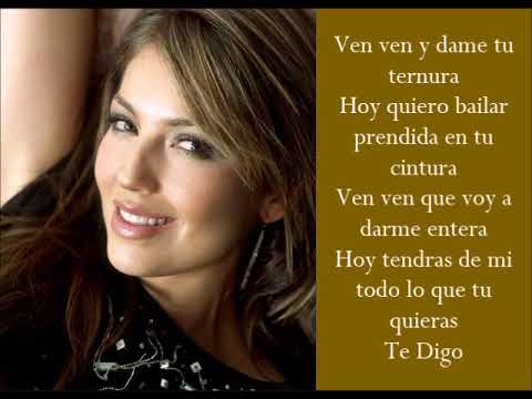 Por Amor - Thalia - (Lyrics) - YouTube