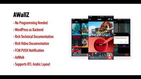 AWallZ | HD Wallpaper Android App with Source Code