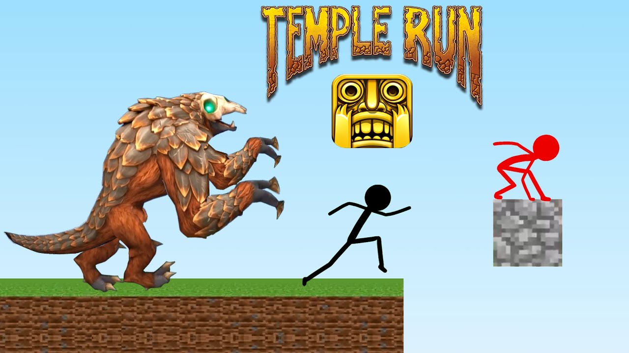 Temple Run   Stickman Animation