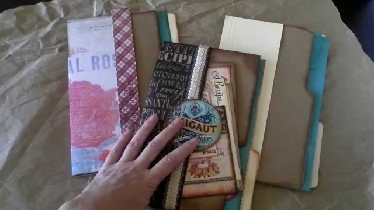 Vintage Recipe Book Album Demo and Tutorial - PART 3