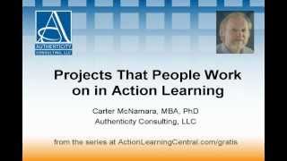 Projects That People Work on in Action Learning (1 of 6)