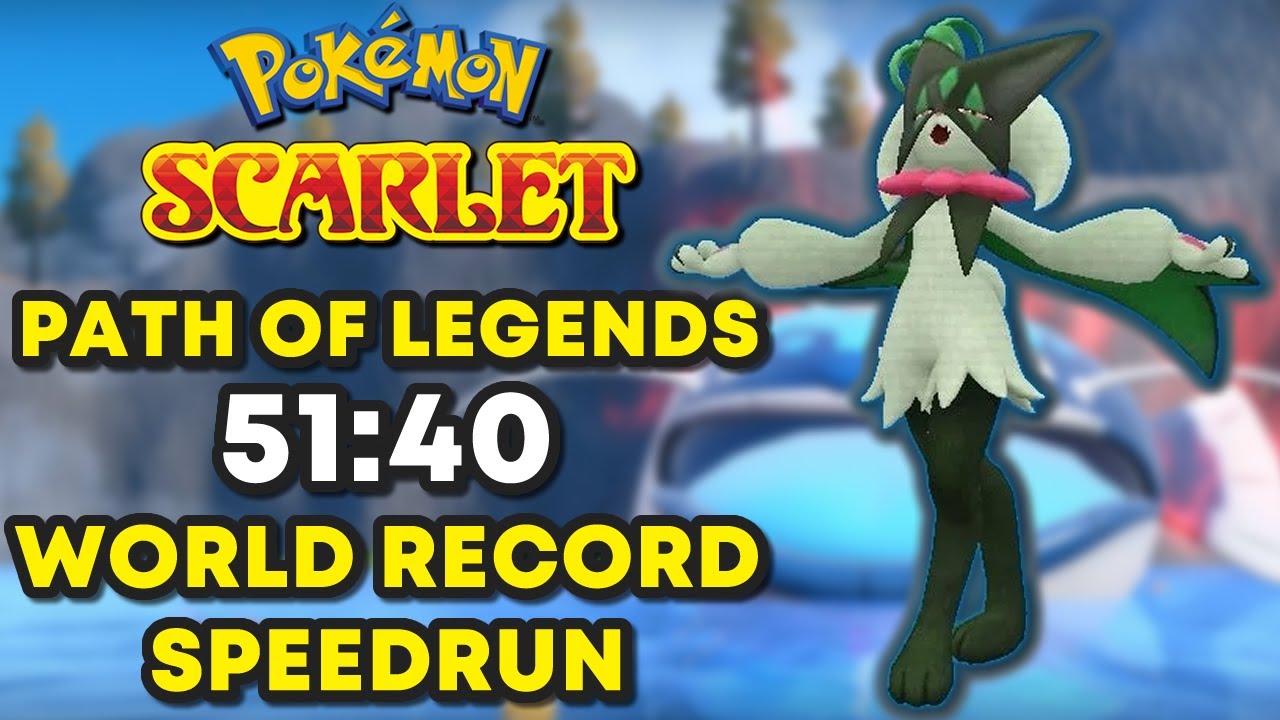 Pokemon Scarlet Path of Legends Speedrun in 5140 [Former World
