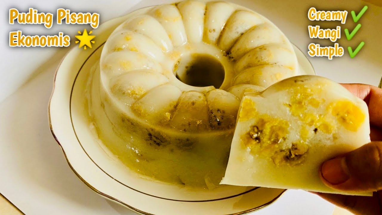 Puding Pisang: Nikmati Kelezatan Creamy yang Menggoda