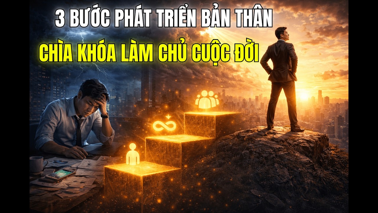 3 Buoc Phat Trien BanThan - Chia Khoa Lam Chu Cuoc Doi De Dang Hon