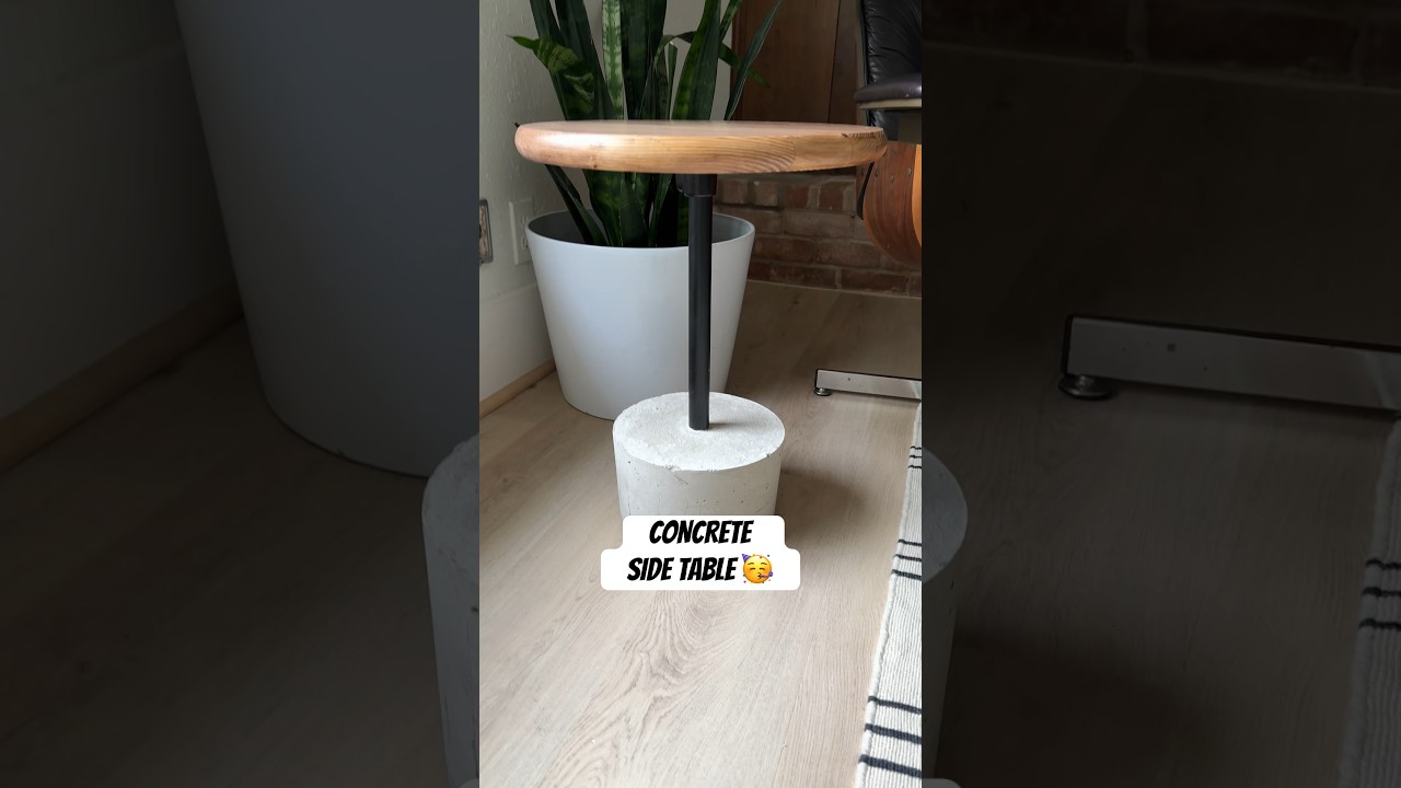 Did you know… you can make your own concrete furniture?? 