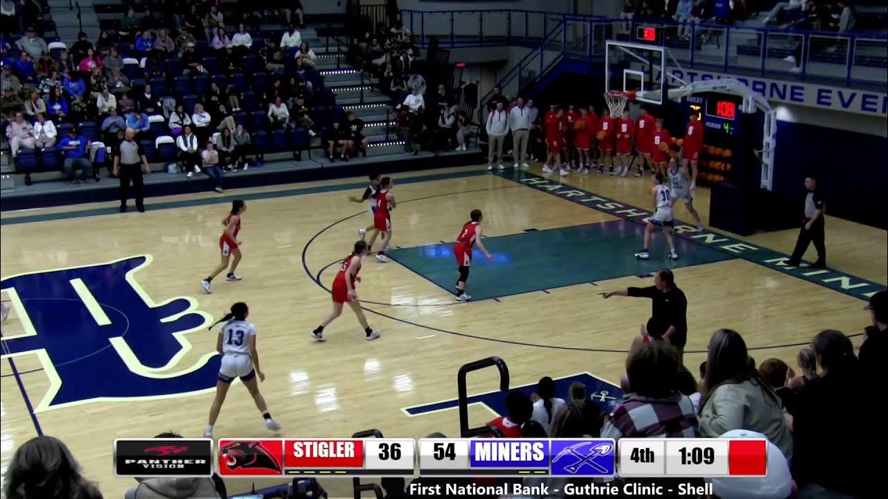 Girls Basketball Stigler vs Hartshorne YouTube
