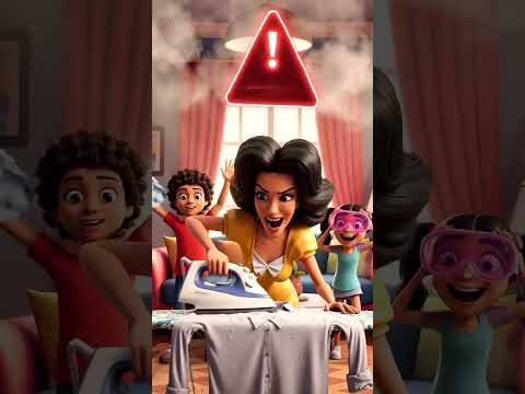 لما تكوي الهدوم و العيال بتلعب حواليكي