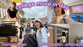 COLLEGE MOVE-IN 2022 VLOG 💜 Northwestern University freshman