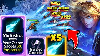 1 in a Million Odds God Roll Ezreal: Multishot Jeweled Gauntlet Q Spam