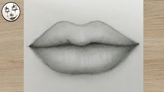 How To Draw Lips With Pesin Skech Step 3 By Step Lips