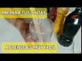 🔨COM0 HACER TINTA PARA MADERA 🪚 CON ESMALTES SUPER TUTORIAL 💯