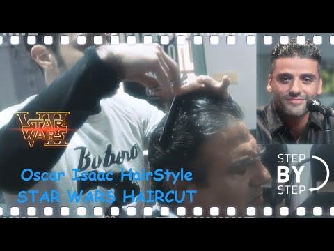 Poe Dameron - Oscar Isaac Haircut | STAR WARS | Barbero Mick - YouTube
