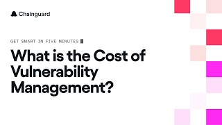 Get Smart in Five Minutes: What is the Cost of Vulnerability Management?
This video, starring John Speed Meyers, Head of Chainguard Labs, and Ryan ODaniel, Manager, Sales Engineering at Chainguard, discusses the cost of CVE management, and pulls insights from John Speed Meyers recent white paper on the subject.
Learn more about the cost of CVE management in our white paper: https://get.chainguard.dev/true-cost-of-vulnerability-management
Dive in to Chainguard Images: https://www.chainguard.dev/chainguard-images
See how we mitigate CVEs: https://www.chainguard.dev/solutions/vulnerability-remediation
TIMESTAMPS:
00:00 Intro
00:20 What is the cost of vulnerability management
01:03 Vulnerability management research
02:14 What challenges slow down the process
03:23 How vulnerability management practices cost companies money
04:08 Outro
About Chainguard
Founded by the industrys leading experts on open source software, security and cloud native development, we are on a mission to be the safe source for open source.
Where to find us:
Website: https://www.chainguard.dev/
Twitter: https://twitter.com/chainguard_dev
LinkedIn: https://www.linkedin.com/company/chainguard-dev
TikTok: https://www.tiktok.com/@chainguard_dev Get Smart in Five Minutes: What is the Cost of Vulnerability Management?