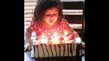 Cute Baby Blowing Candles Part 31