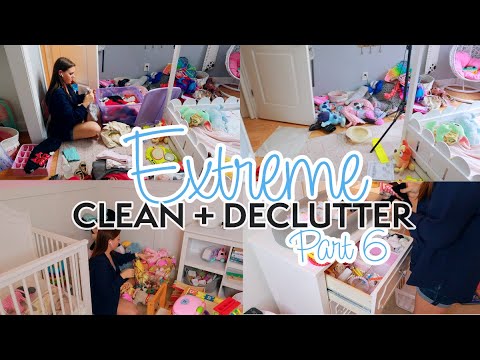 EXTREME Clean and Declutter with Me Part 6 | Toddler Room Declutter ...