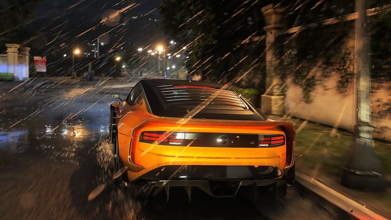 GTA 5 Enhanced Realistic Lighting With Real Life Traffic Mod Gameplay