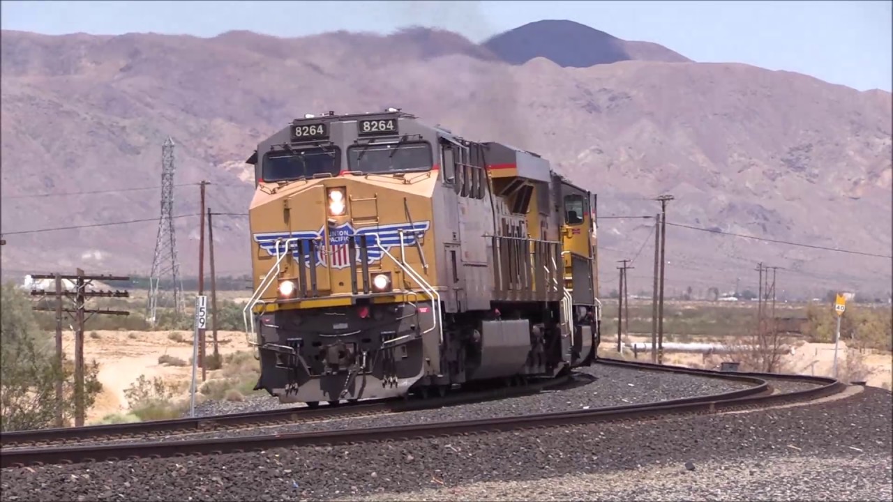 Union Pacific Yuma Subdivision Daggett Junction, California Reel 2 YouTube
