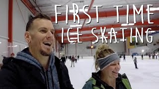 First Time Ice Skating! @gearsandgrit