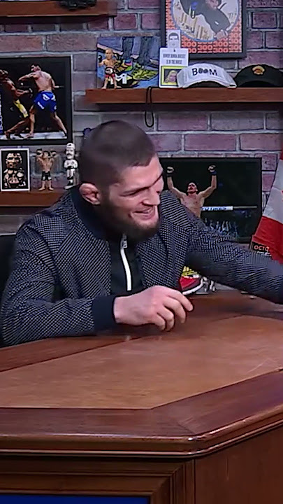 Khabib RIPS Ariel for having a BLACK BELT on his Desk | Ariel asks him HIS AGE AND WEIGHT