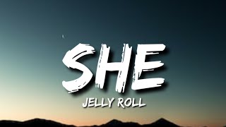 Jelly Roll - She (Lyrics Video) (Unreleased New Song) November 2022