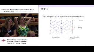 Nick Barton & Alison Etheridge: Establishment in a new habitat under the infinitesimal model