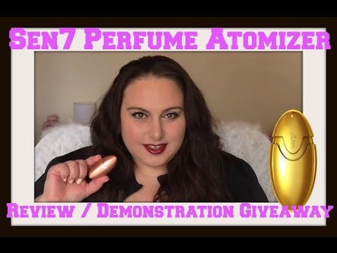 Sen7 Perfume Atomizer Review / Demonstration / Giveaway CLOSED! - YouTube